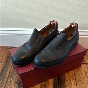 Bally black loafers